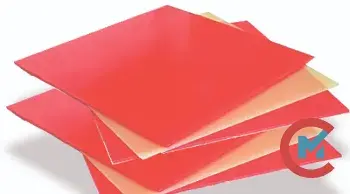 Полиуретан пластина красная